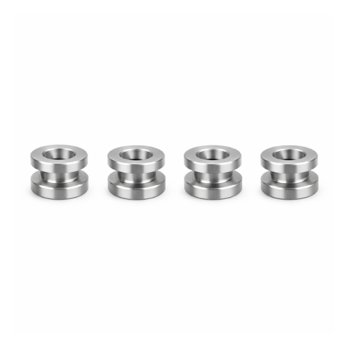 Moto Arch Top Box Plate Stainless Steel Bush Set of 4 - Silver