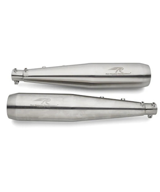 Red Rooster Performance Stellar Pro Exhaust For Royal Enfield Interceptor 650 / GT 650 - Silver Matte