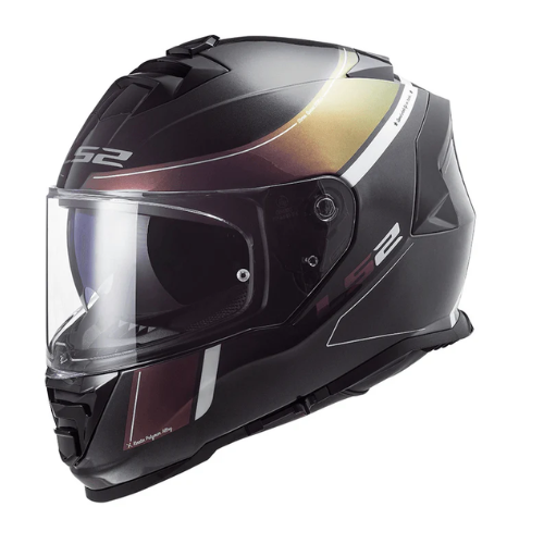 LS2 FF800 Storm ll Velvet Helmet - Black Rainbow