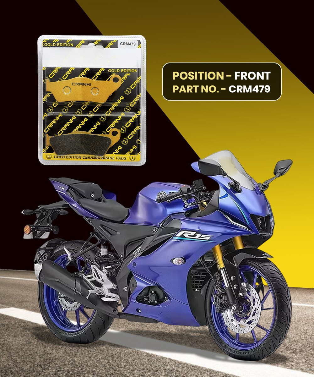 Crank1 Yamaha R15 V4 (2024-2025) Ceramic Brake Pads