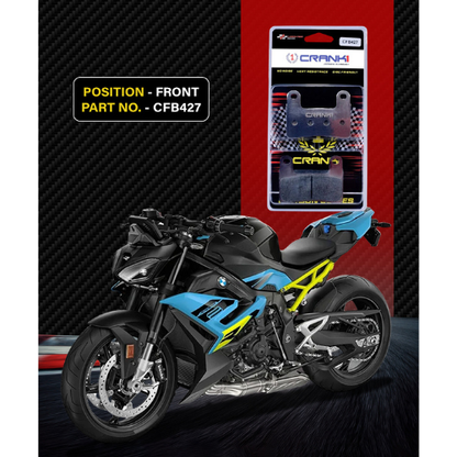 Crank1 Carbon Brake Pads for BMW S1000R (2021-2022)