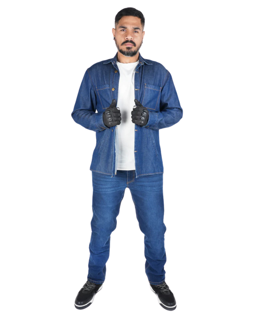 Rollin Denims Shadow 2.0 CORE-X Riding Jeans with Armour - Dark Blue