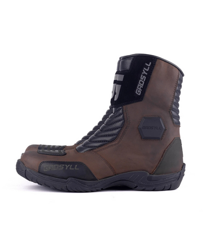 Gadsyll G-STAR 9 V2 Water Resistant Motorcycle Riding Boots - Brown