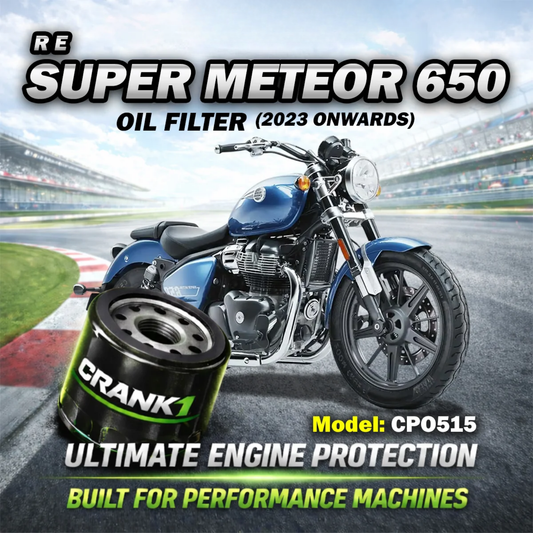 Crank1 Royal Enfield Super Meteor 650 (2023 Onwards) Performance Oil Filters - CPO-515