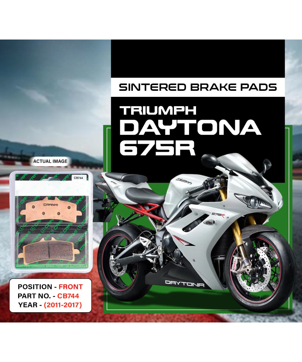 Crank1 Triumph Daytona 675R (2011-2017) Sintered Brake Pads
