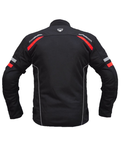 Bison ProGear Raptor V.2 Riding Jacket - Black Red