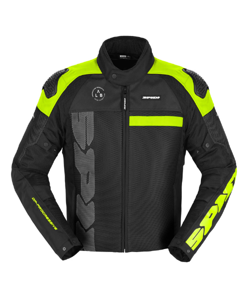 Spidi Progressive Net Windout Riding Jacket - Black Yellow