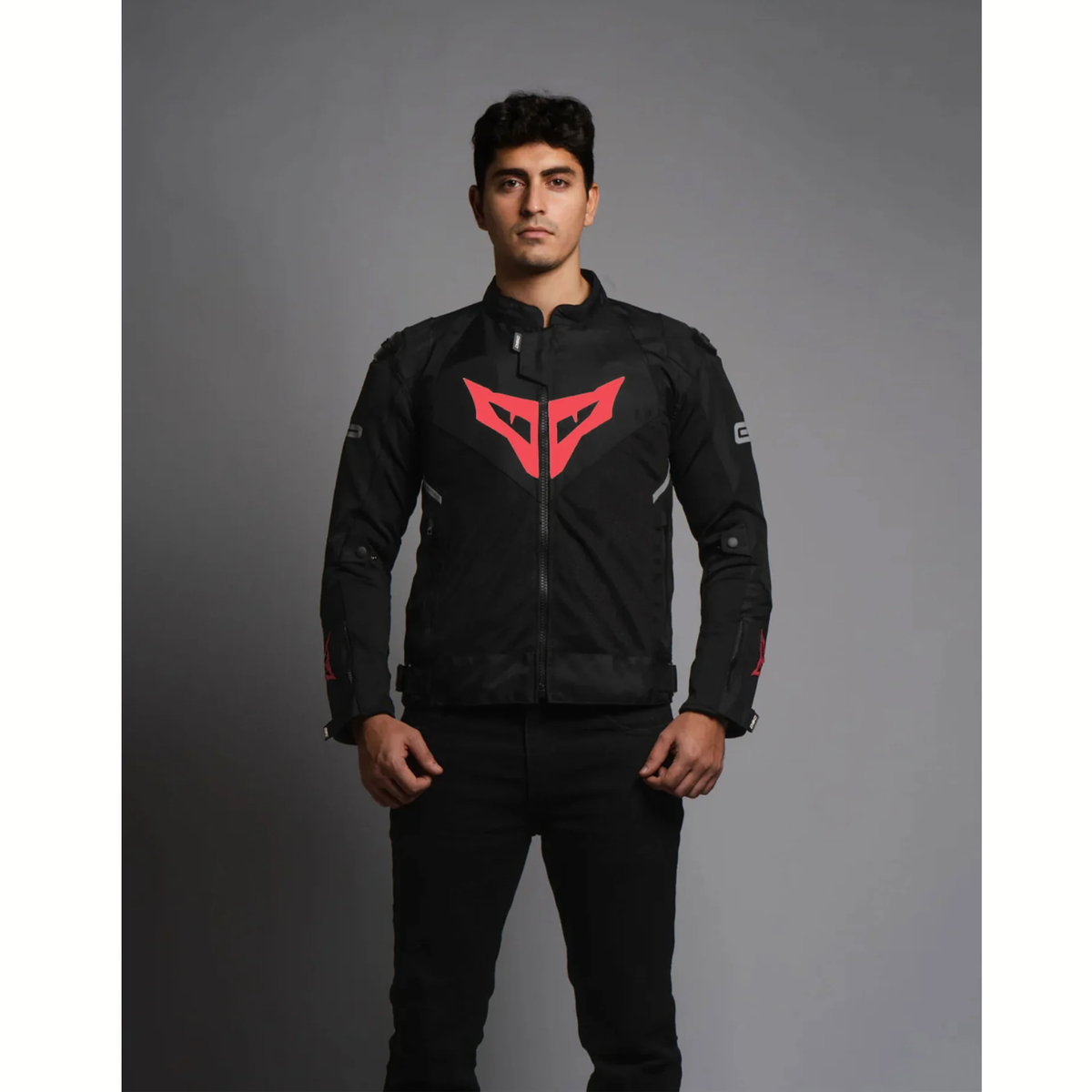 DSG GP X Riding Jacket - Black Red - DSG