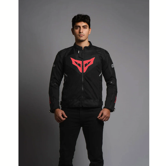 DSG GP X Riding Jacket - Black Red - DSG
