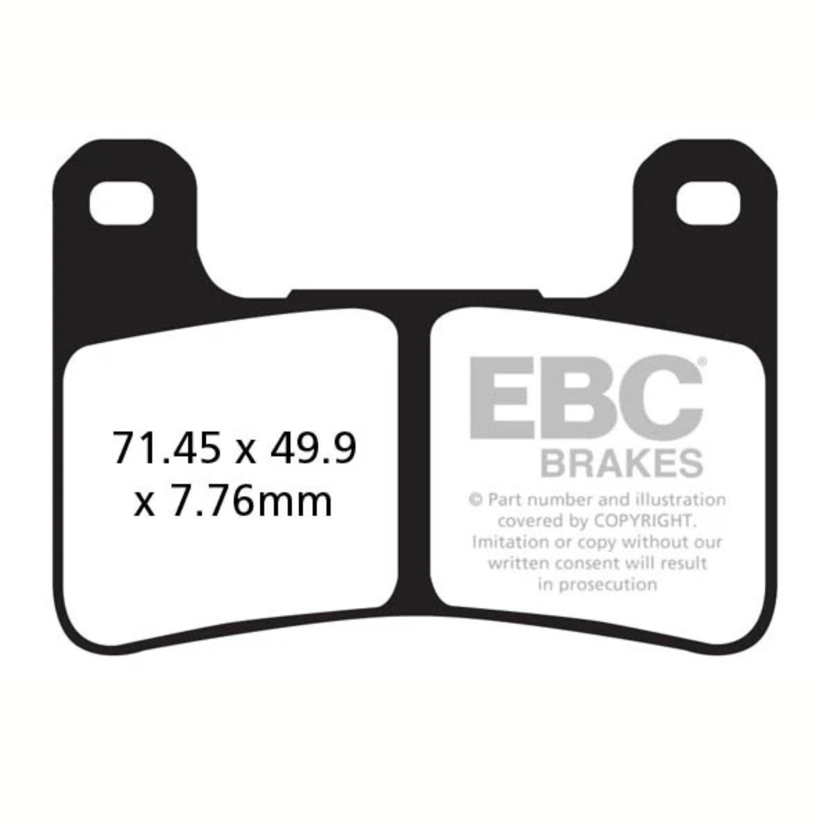 EBC Kawasaki Versys 1000 (2019 Onwards) Fully Sintered Brake Pads