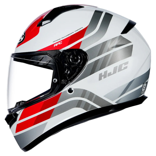 HJC C10 Hiper MC1 Helmet - White Red