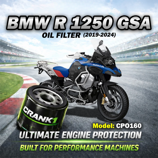 Crank1 BMW R 1250 GSA (2019-2024) Performance Oil Filters - CPO-160
