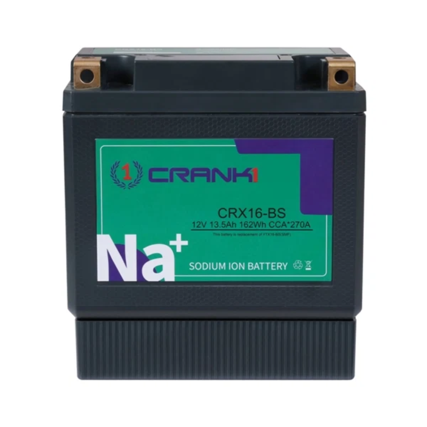 Crank1 Triumph Tiger 800 XCX (2015-2020) Sodium ION Factory Activated Battery - CRX16-BS