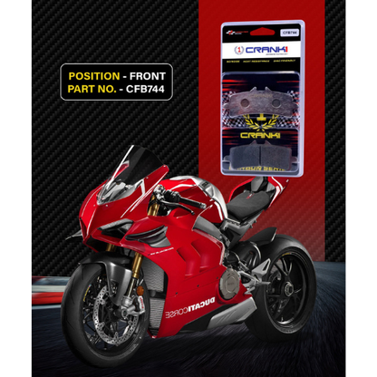 Crank1 Carbon Brake Pads for Ducati Panigale V4 (2018-2019)