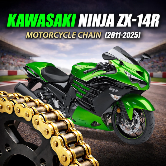 Crank1 Kawasaki Ninja ZX 14R (2011-2025) 530 Pitch ZVM-X 118L Chain - Gold