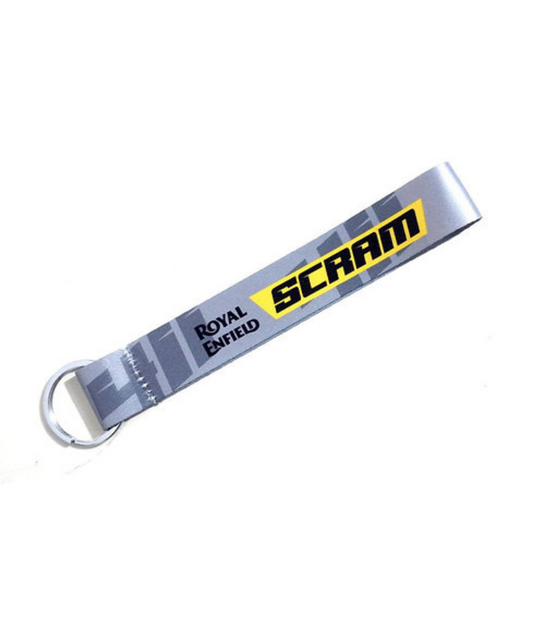 Fast Bend 2535 Scram 411 Cloth Keychain - Grey