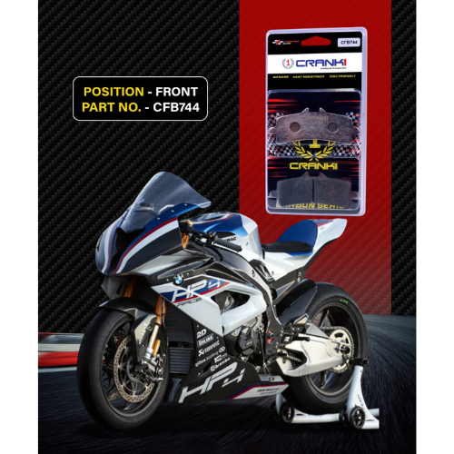 Crank1 Carbon Brake Pads for BMW S1000 R HP4 (2013-2014)