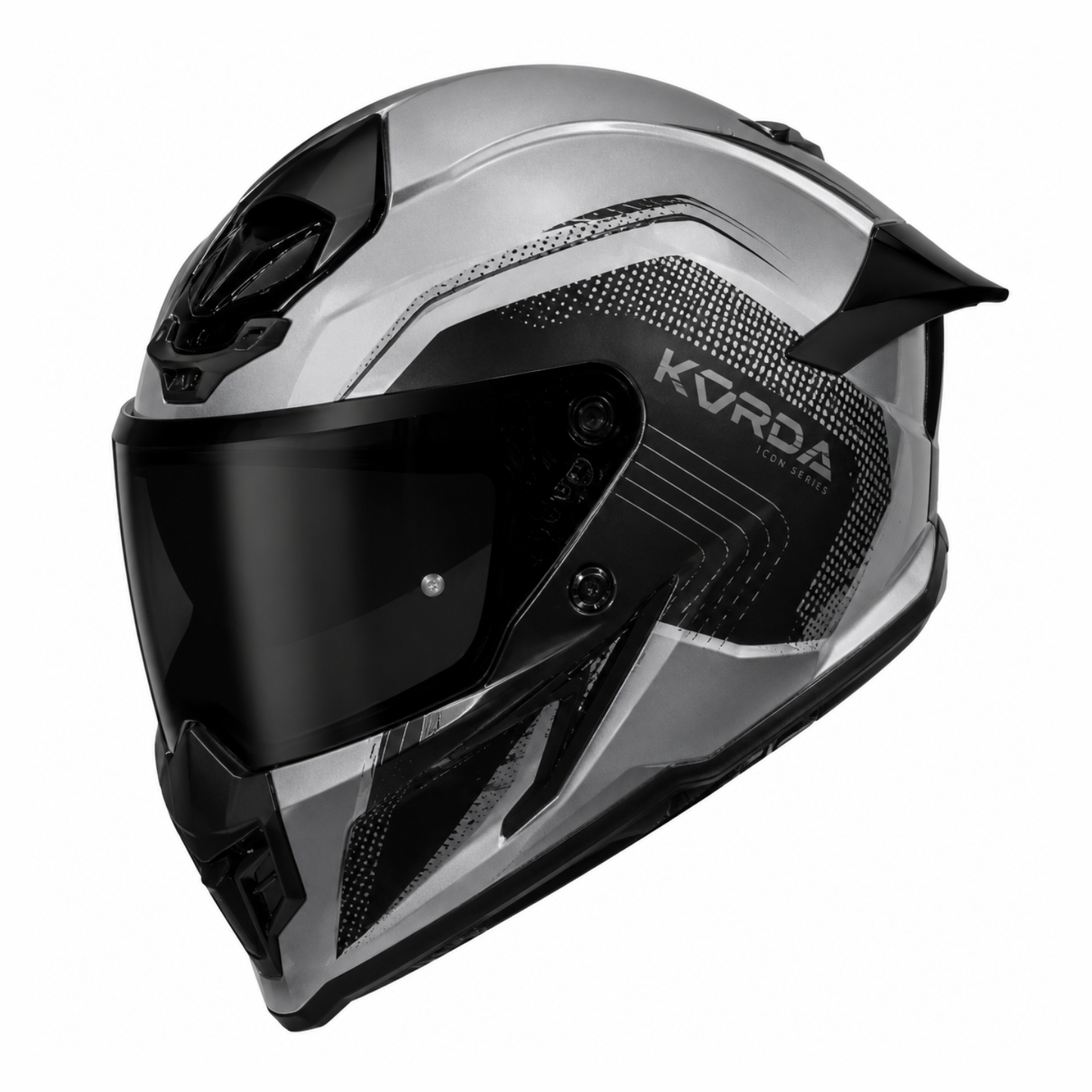 Korda Icon Strike Helmet - Gloss Grey
