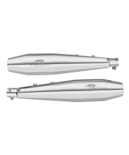 Red Rooster Performance Stellar Exhaust For Royal Enfield Interceptor 650 / GT 650 - Silver Polish