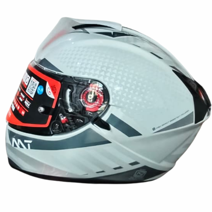 MT Blade 2 SV Rhapsody A2 Helmet - Gloss Silver Grey