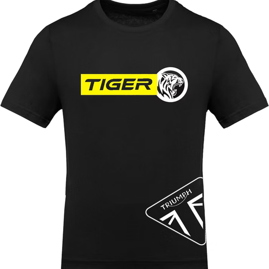 Fast Bend  Triumph Tiger Tshirt - TF 212 - Black