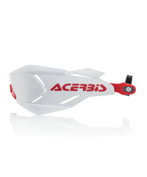 Acerbis X- FACTORY Universal Hand Guards - White/Red