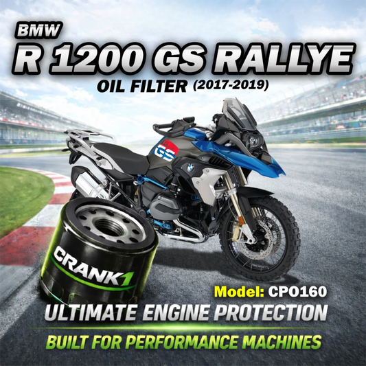 Crank1 BMW R 1200 GS Rallye (2017-2019) Performance Oil Filters - CPO-160