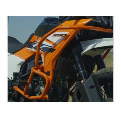 Zana KTM ADV 390 (2025) Upper & Lower Crash Guard Set - Orange - ZI-8558 / ZI-8556 - Zana