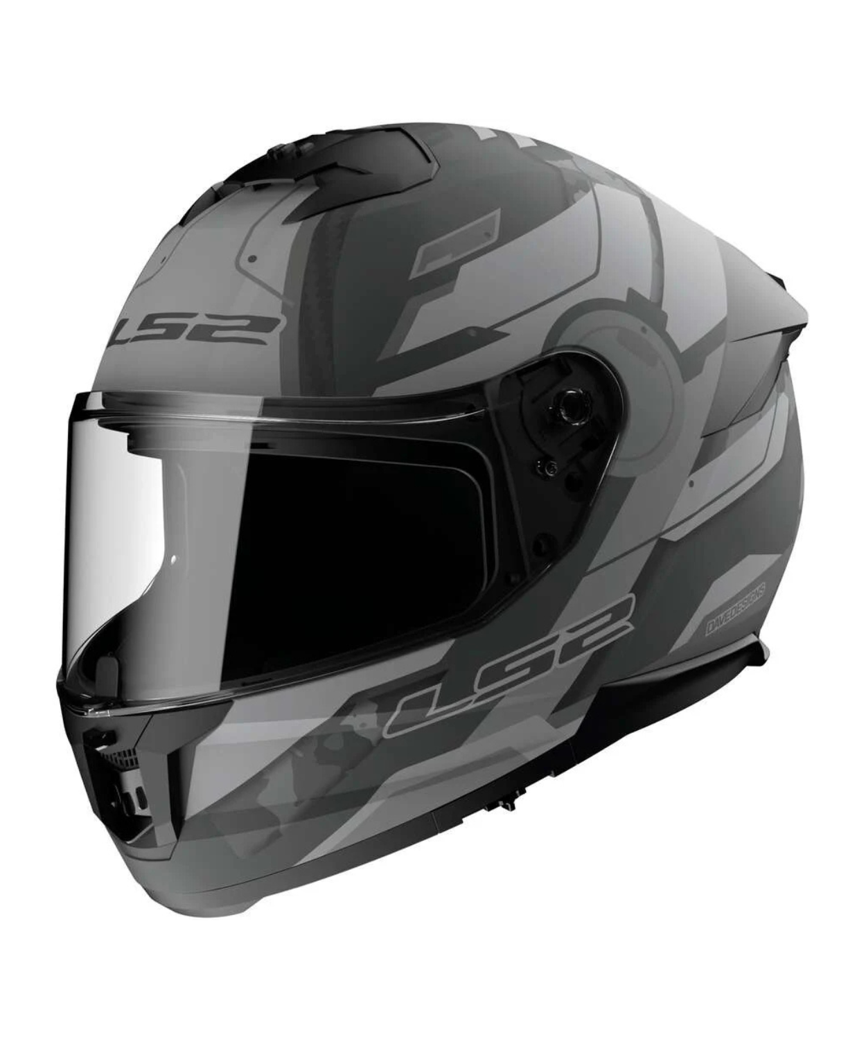 LS2 FF320 Stream II Shadow 06 Helmet - Matt Titanium Grey