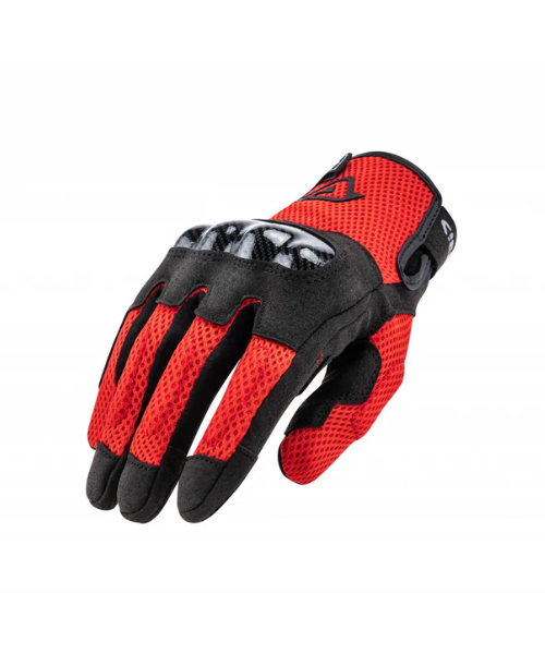 Acerbis Ramsey My Vented Riding Gloves - Red