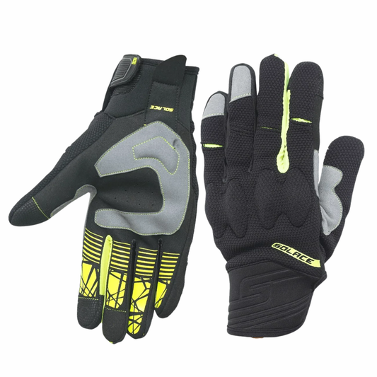 Solace X-Pro Motorcycle Riding Gloves - Neon