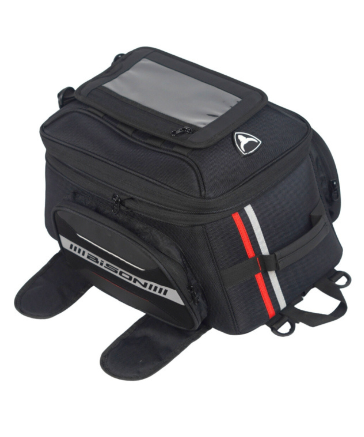 Bison ProGear Magnite Magnetic 28L Tank Bag - Black Red