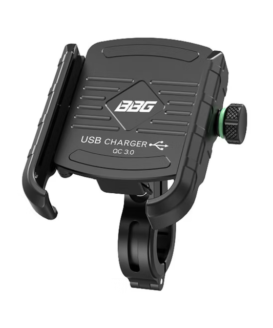 BBG Phone Holder with Charger - Black