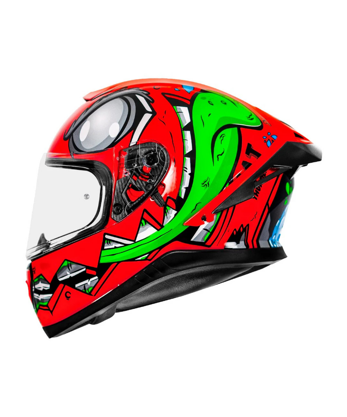 MT Thunder 3 SV Pro Creature Helmet - Gloss Red - MT Helmets