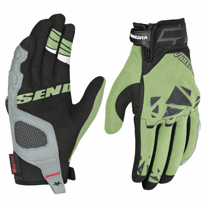 Viaterra Roost V2 Offroad Motorcycle Gloves - Cactus