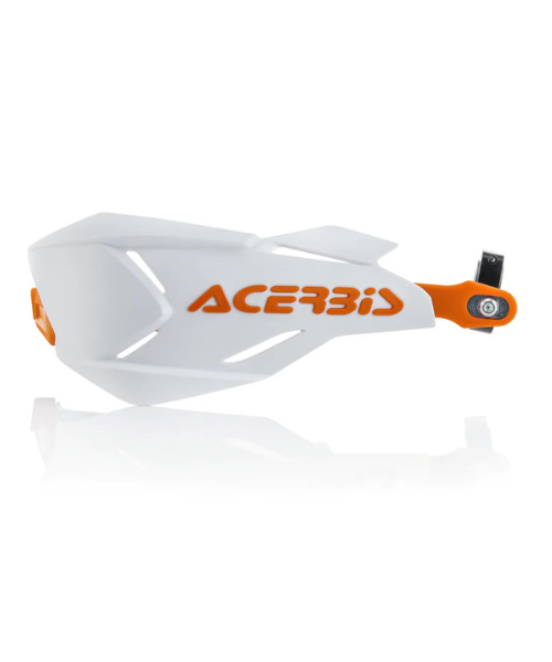 Acerbis X- FACTORY Universal Hand Guards - White/Orange