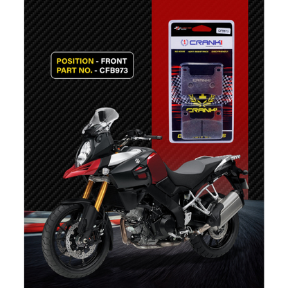 Crank1 Carbon Brake Pads for Suzuki V-Strom 1000 (2014-2016)