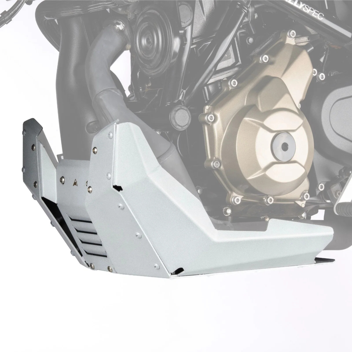 Auto Engina TVS Apache RTX 300 Bash Plate - Miraj Silver - Auto Engina