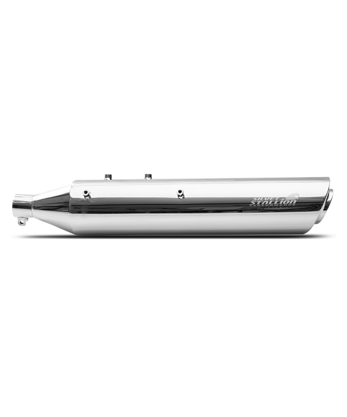 Sliver Stallion Royal Eenfield Cruiser Classic 650 Exhaust Systems - Silver - Silver Stallion