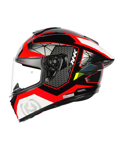 NHK K5R Commutrack Helmet - Black Grey Red