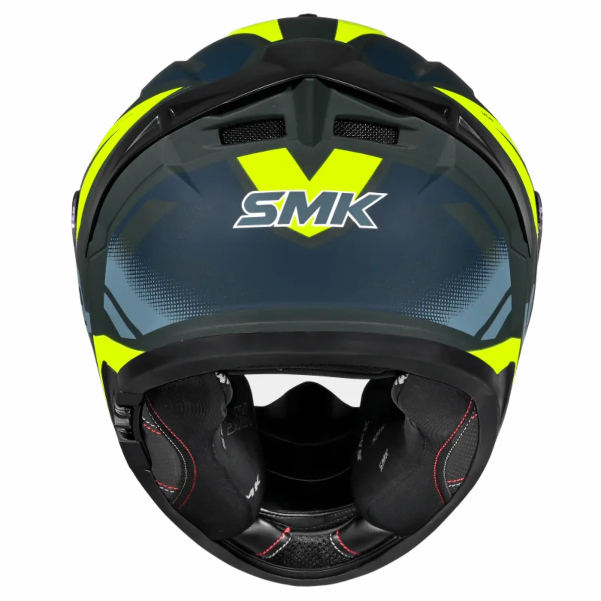 SMK Typhoon Thorn MA848 Green Helmet - SMK