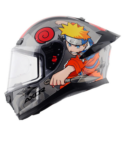 Axor Saber Naruto Helmet - Gloss Black Orange