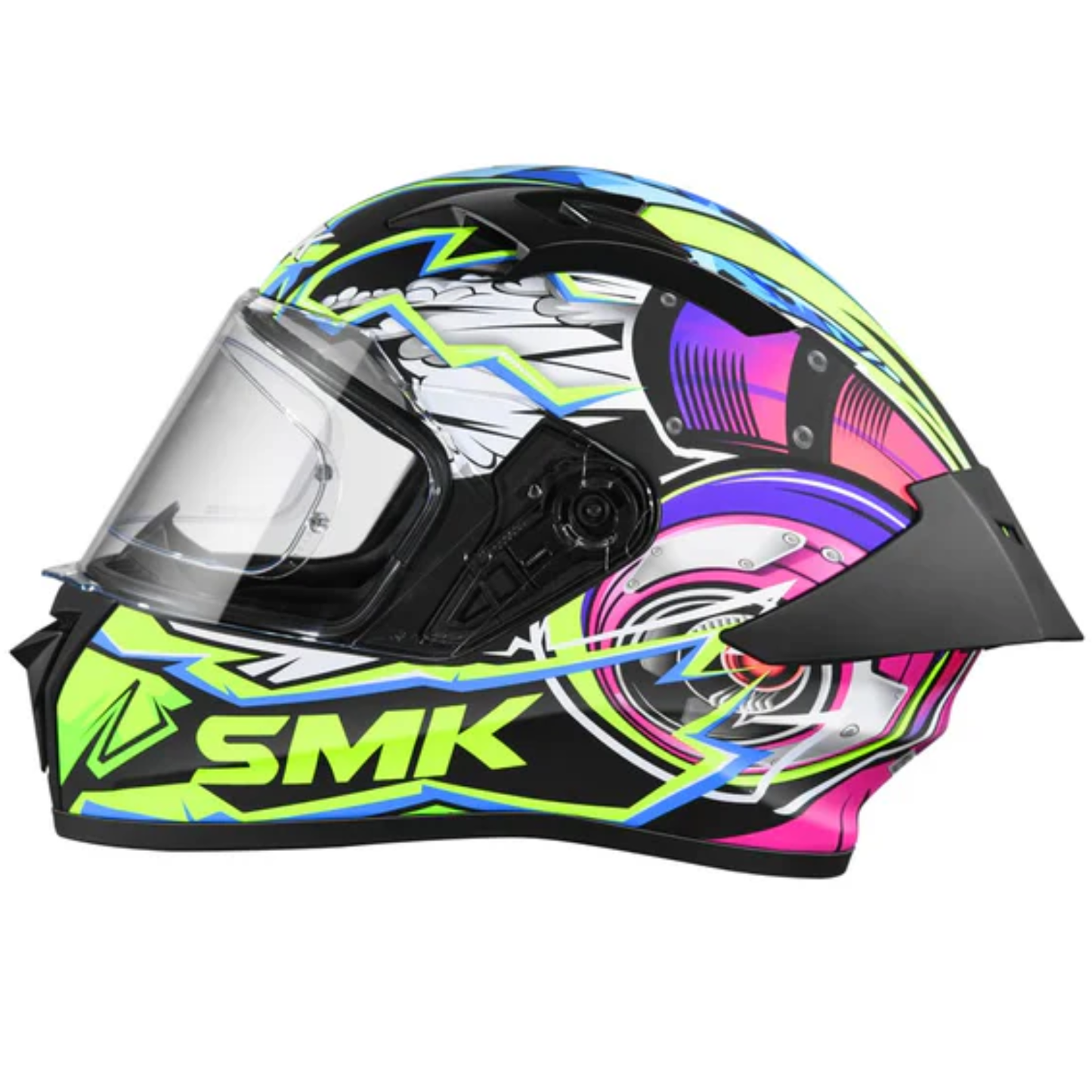 SMK Stellar Sports Turbo Graphics MA249 Helmet