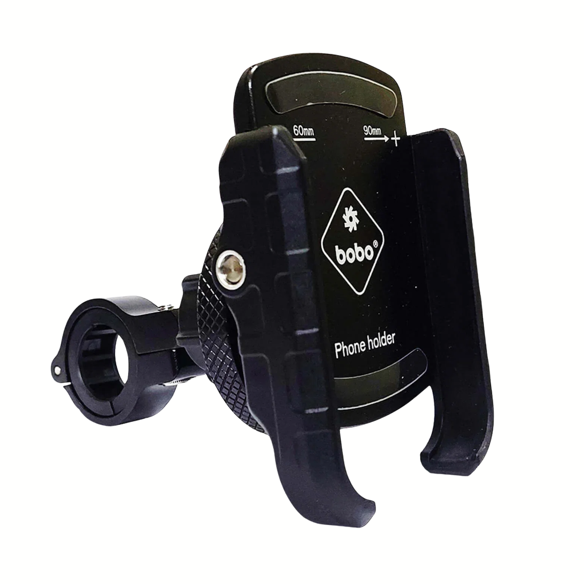 BOBO BM4 PRO Jaw-Grip Bike Phone Holder with Vibration Controller Motorcycle Mobile Mount - Black - BOBO