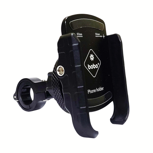 BOBO BM4 PRO Jaw-Grip Bike Phone Holder with Vibration Controller Motorcycle Mobile Mount - Black - BOBO