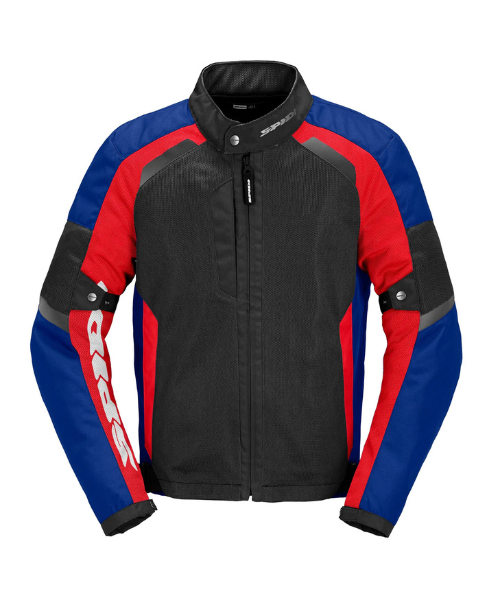 Spidi Tek Net Riding Jacket - Black Blue Red