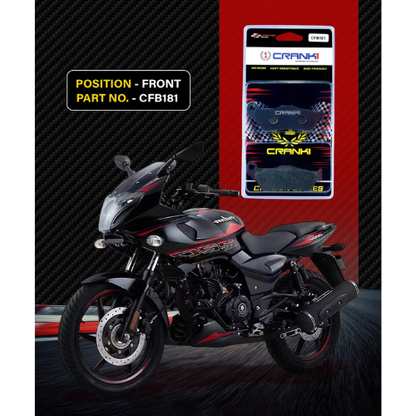 Crank1 Carbon Brake Pads for Bajaj Pulsar 220