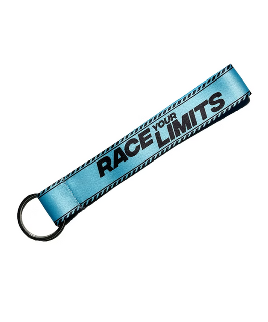 Fast Bend 2558 Race Your Limits Cloth Keychain - Blue