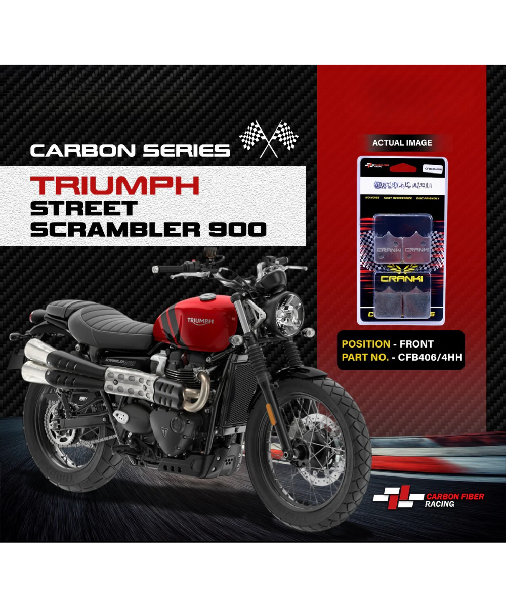 Crank1 Triumph Scrambler 900 Carbon Brake Pads
