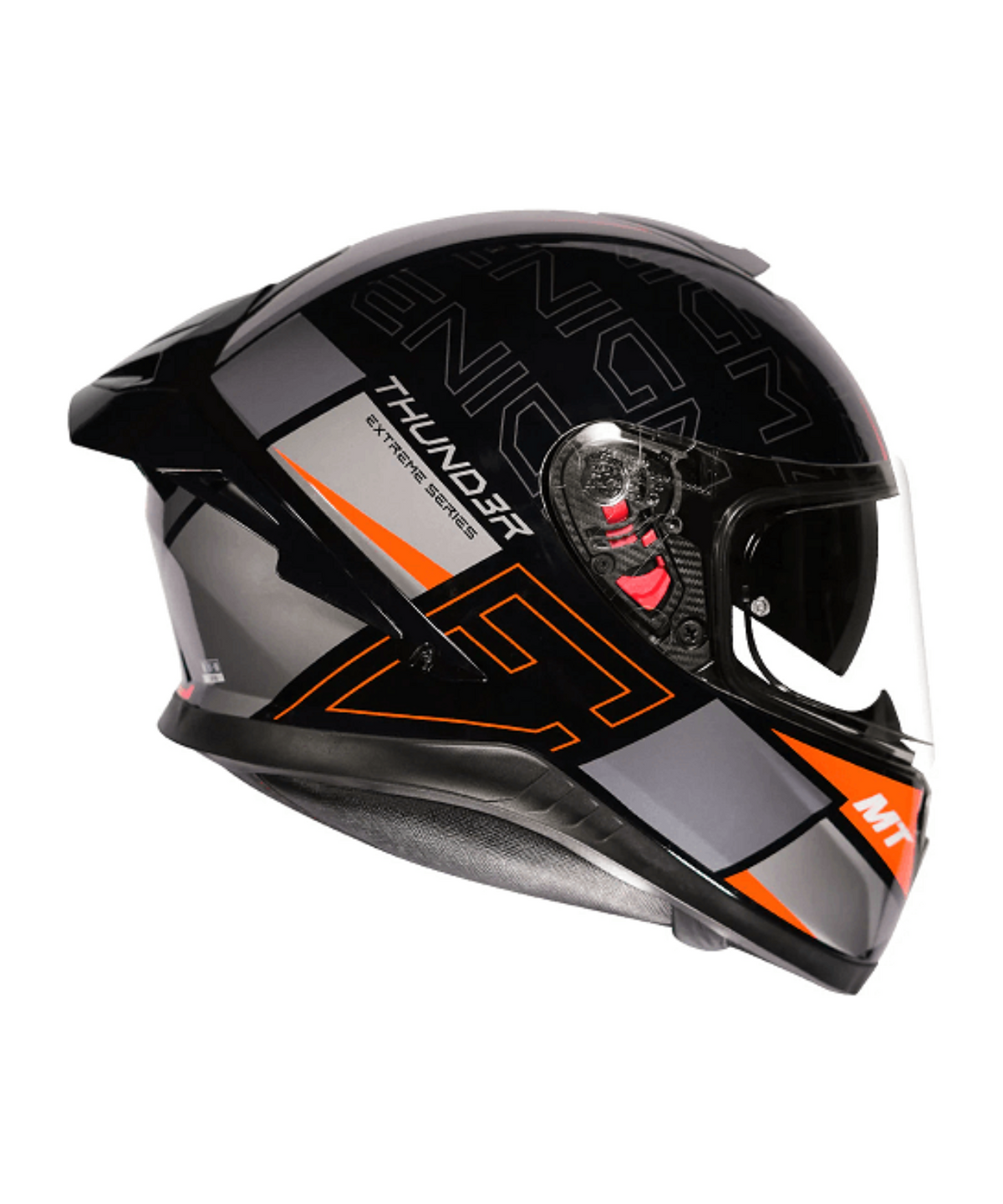 MT Thunder 3 SV Pro Enigma Helmet - Gloss Orange - MT Helmets